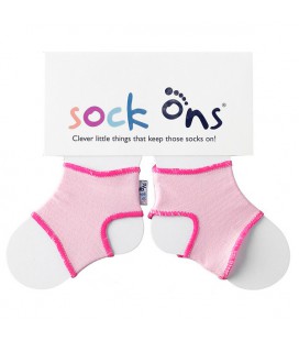 SOCK ON BABY PINK (0-6 mnd)