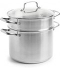 Kookpot met pasta inzet 24 cm 6.0 liter