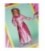 Roze prinses jurk met ruches