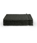 BYRKLUND Bath Basics Washand 16x21cm - Antraciet - 4 stuks