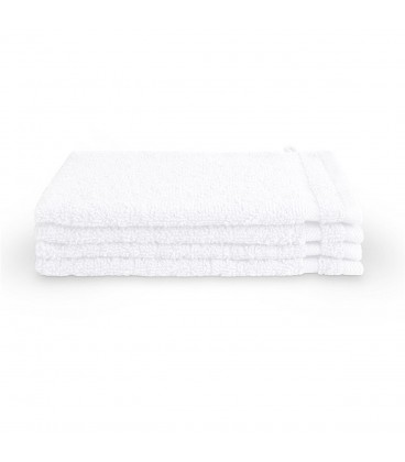 BYRKLUND Bath Basics Washand 16x21cm - Wit - 4 stuks