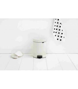 Brabantia pedalette 5 liter White  pedaalemmer