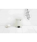 Brabantia pedalette 5 liter White  pedaalemmer