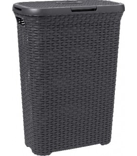 Curver wasbox rattan 40 liter antr