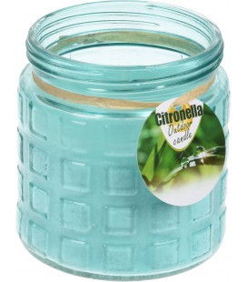 Sfeervolle Citronellakaars in glas 3 assorti (groot)