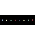 50 Partylights 2.5CM LED Multi 10M/5M Aanloopsnoer / IP44TR