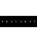 50 Partylights 2.5CM LED Multi 10M/5M Aanloopsnoer / IP44TR