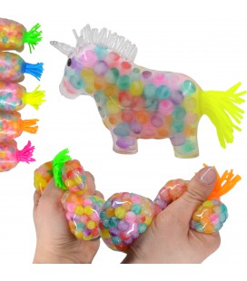 Squeeze unicorn 6cm met beads
