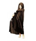 Hooded cape zwarte halloween cape