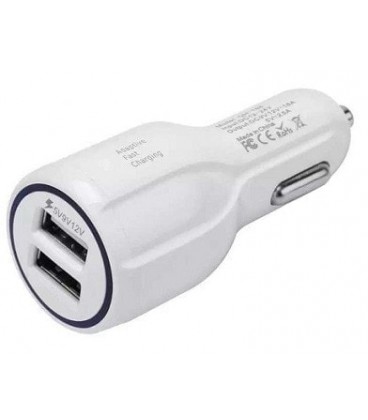 Autolader 2xUSB uitgang 3.1A €8,99 Wit