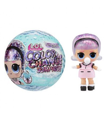 L.O.L. SURPRISE! GLITTER COLOR CHANGE DOLL ASSORTI