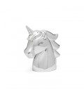 Spaarpot Unicorn, zilver kleur
