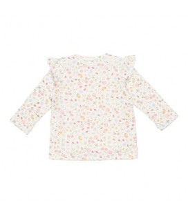 Shirt lange mouw Flowers & Butterflies - 50/56