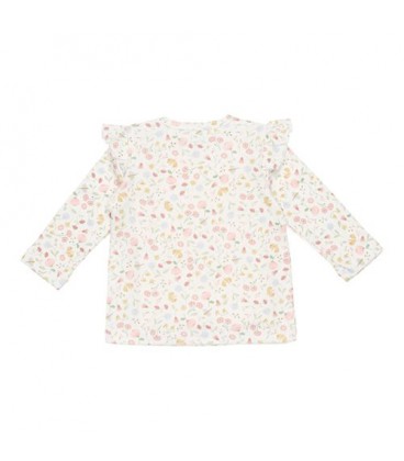 Shirt lange mouw Flowers & Butterflies - 50/56