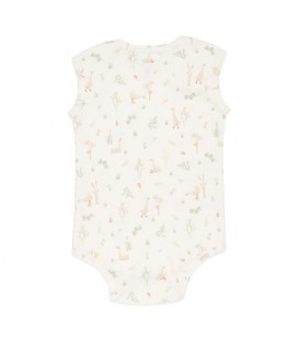 Romper mouwloos Little Goose White - 62/68