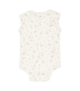 Romper mouwloos Little Goose White - 62/68