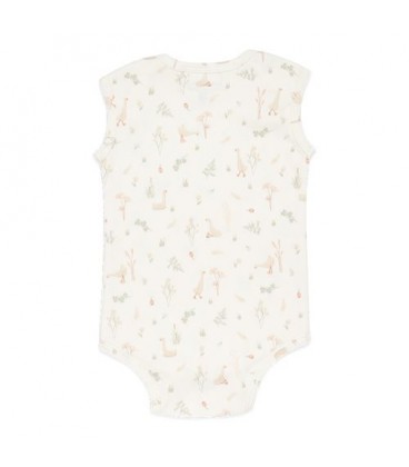 Romper mouwloos Little Goose White - 62/68