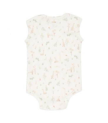Romper mouwloos Little Goose White - 62/68
