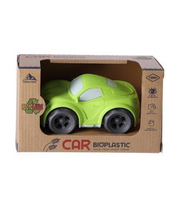 AUTO SPORT BIOPLASTIC 2 ASSORTI GROEN/BLAUW