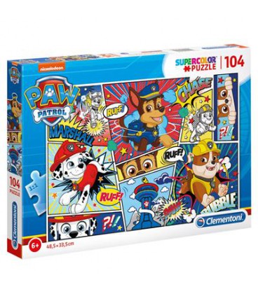 CLEMENTONI PAW PATROL PUZZEL 104ST