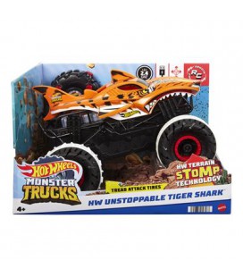 HOT WHEELS MONSTER TRUCKS UNSTOPPABLE TIGER SHARK RC VEHICLE