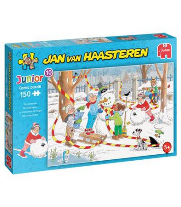 PUZZEL JAN VAN HAASTEREN JUNIOR DE SNEEUWPOP 150 STUKJES