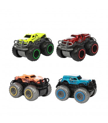 CARS TRUCKS Monster truck 2st met afschieter 2ass