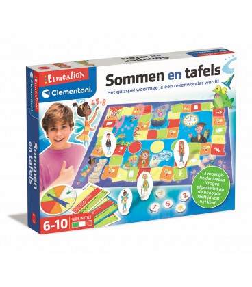 Clementoni Spelend Leren - Sommen en Tafels