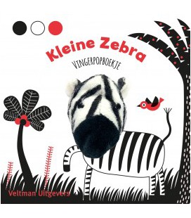 Vingerpopboekje Kleine Zebra