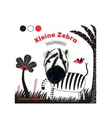 Vingerpopboekje Kleine Zebra