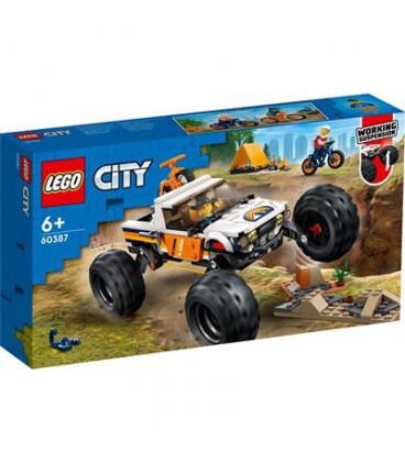 LEGO 60387 CITY 4X4 TERREINWAGEN AVONTUREN
