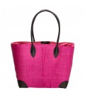 Pe-florence raffia rieten mand - 011 fuchsia only web