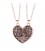 Vriendschapsketting - BFF Ketting - Hart Rosé Goud - Best Friends - Magnetisch - Rosé Goudkleurig