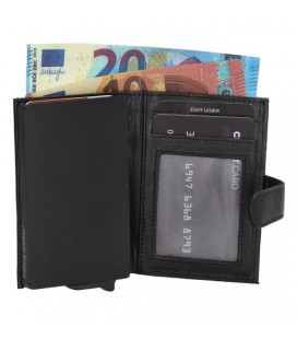 Double-d fh-serie safety wallet - 001 zwart