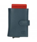 Double-d fh-serie safety wallet - 030 jeansblauw