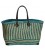 Pe-florence bozaka rieten mand - 024 turquoise