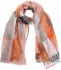 Sjaal Glitter Stripes 180x90cm Brown