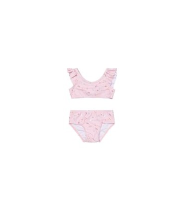 Bikini volants Little Pink Flowers - 74/80
