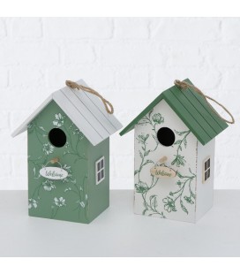 Boltze Home vogelhuis Silka H22cm