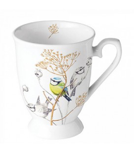 Ambiente Mok 250 ml Sweet Little Bird- Materiaal Fine Bone China- Formaat Ø 7,5 - h 10 cm