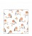 Ambiente Servetten Robin Family 25x25cm