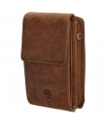 Hide & stitches idaho telefoontasje - 006 bruin