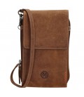 Hide & stitches idaho telefoontasje - 006 bruin