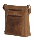 Hide & stitches idaho schoudertas - 029 olijfgroen