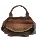 Micmacbags discover handtas - 097 donkerbruin  24.5 x 35 cm