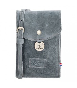 Sodutch bags sodutch bags telefoontasje - 030 jeansblauw 17.5x 12 cm