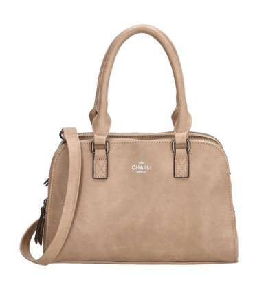 Charm london chelsea handtas - 016 taupe 16.5 x 25.50 cm