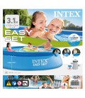 Intex Easy Set zwembad 305x76cm met 12V filterpomp
