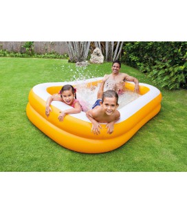 Intex Swim Center mandarijn 229x147x46cm