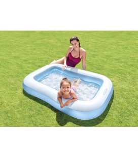 Intex babyzwembad rechthoek 166x100x28cm (opblaasbare bodem)